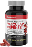 SunNutrition Defensa Vascular, botella, posible apoyo a la circulación saludable.