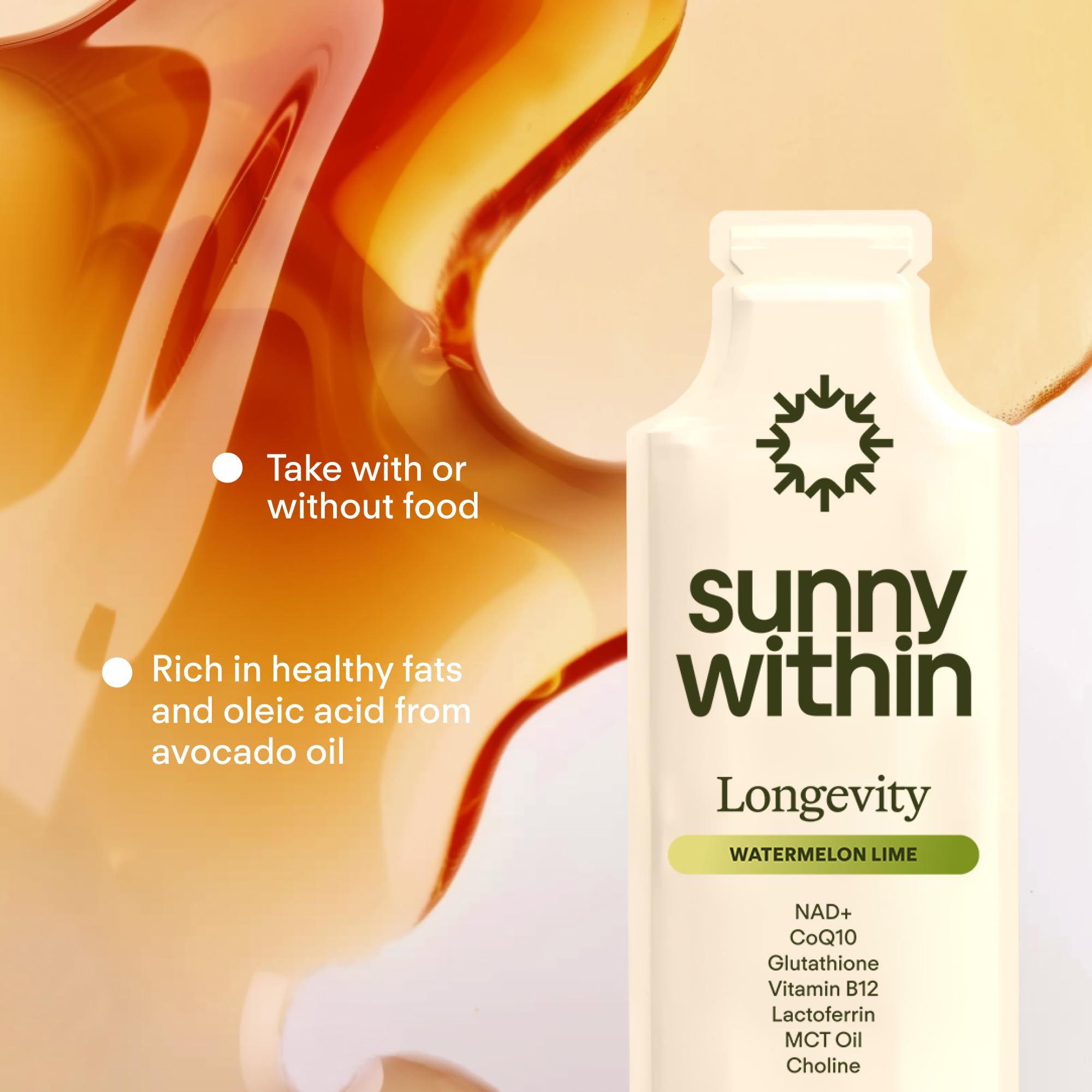 Sunny Within Longevity consumo-rapido permite tomar al instante en casa o viaje.