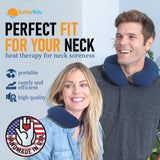 SunnyBay Almohada térmica cuello, forro lavable para limpieza fácil