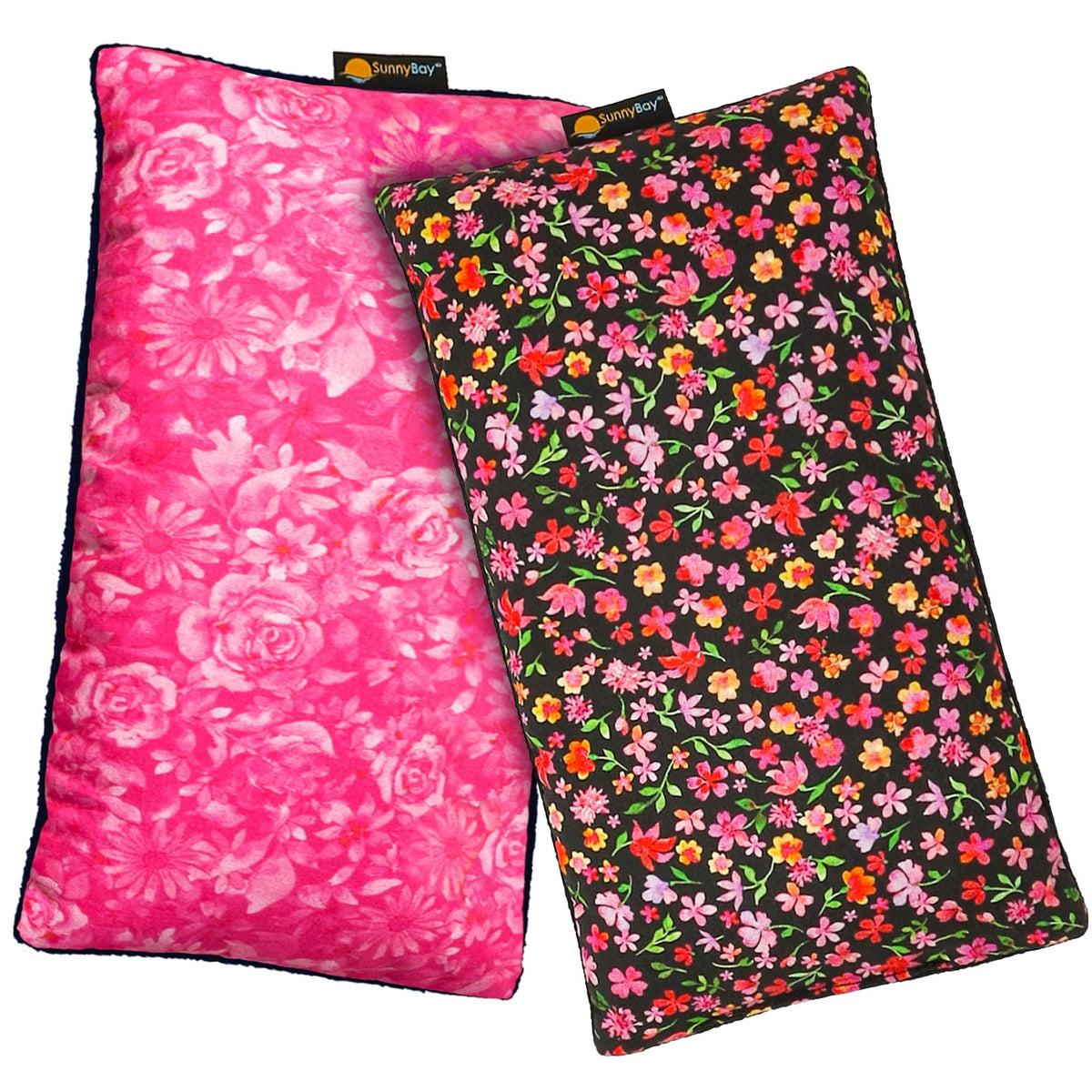 SunnyBay almohadilla de calor para cuello y hombros con diseño rosa flor.