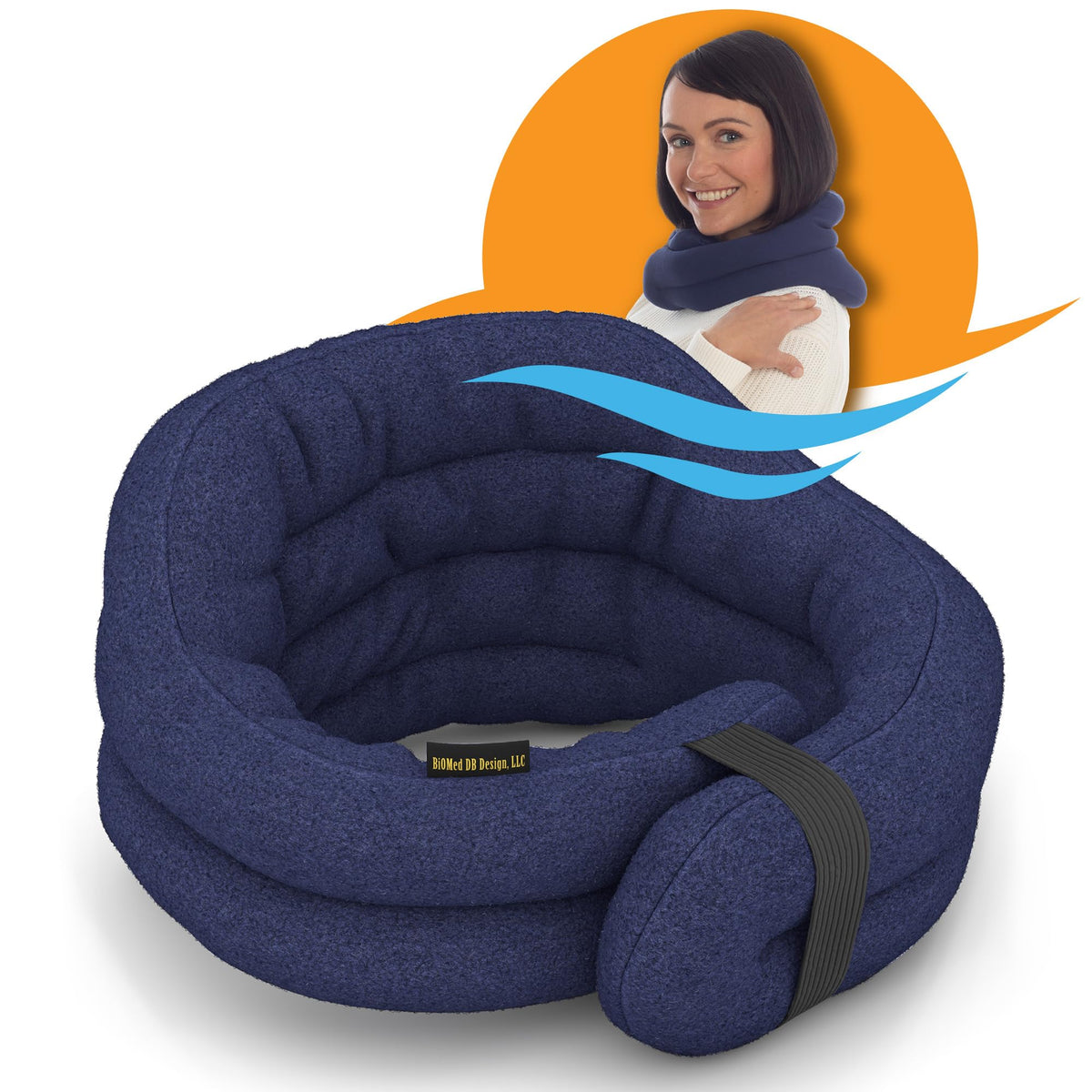 SunnyBay almohadilla calor cuello hombros en uso para alivio relajante sin fármacos