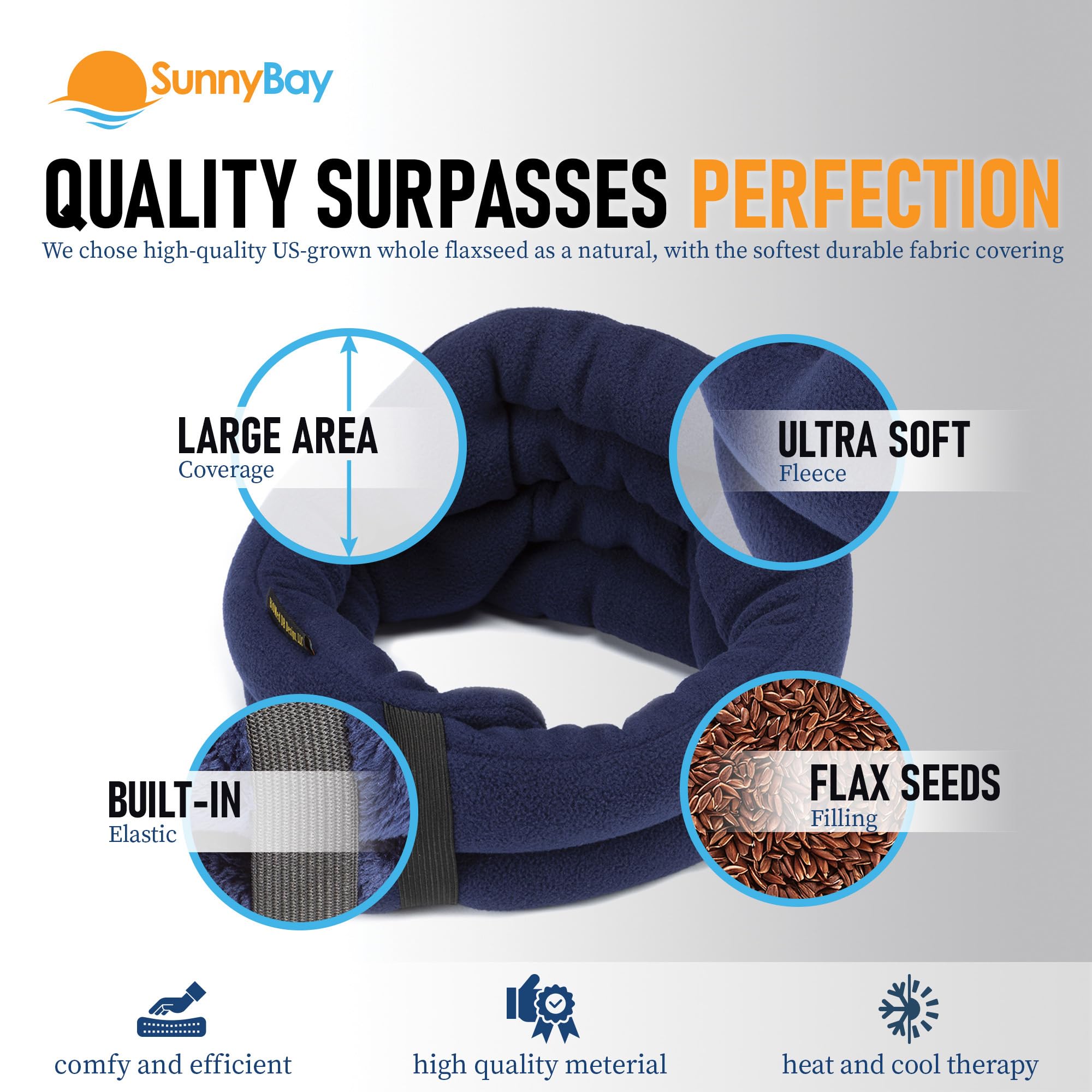 SunnyBay almohadilla calor microondas lista para uso, calentamiento rápido y cómodo