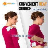 SunnyBay parches de calor para dolor muscular, adhesión a la ropa