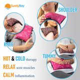 SunnyBay conjunto de dos almohadillas para calor y frío.