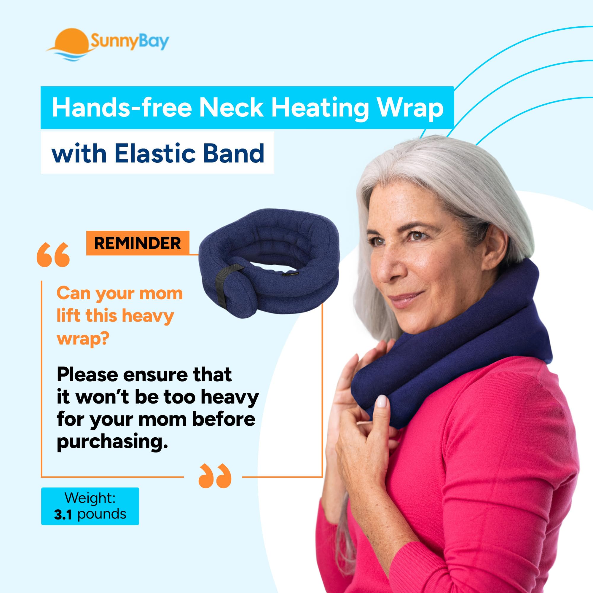 SunnyBay XL relleno de linaza para compresión suave durante la relajación