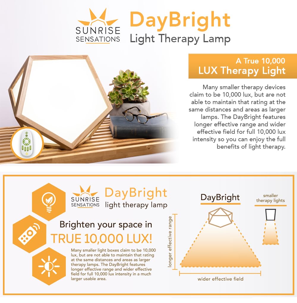 DayBright de Sunrise Sensations diseño en madera FSC añade calidez natural.