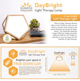 DayBright de Sunrise Sensations diseño en madera FSC añade calidez natural.
