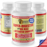 Sunshine Naturals Capsulas Digestivas, uso diario para comodidad intestinal.