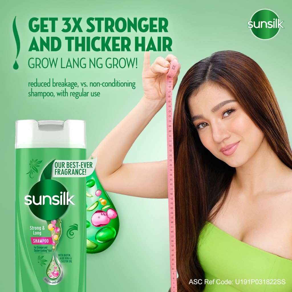 Aroma fresco de Sunsilk durante el lavado.