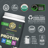 Sunwarrior batido vegetal vainilla, bebida nutritiva para empezar el día con sabor