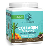 Sunwarrior Colageno Vegano en taza de café con textura cremosa para comenzar el día