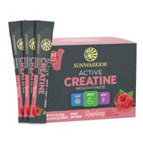 Sunwarrior Creatina Micronizada en envase, lista para entrenamientos y concentración