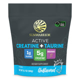 Sunwarrior Creatina Monohidratada con Taurina, polvo porción para fuerza y potencia.