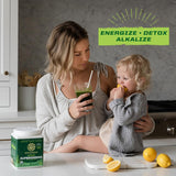 Sunwarrior Greens: etiqueta resalta opción vegana y orgánica para compra consciente.