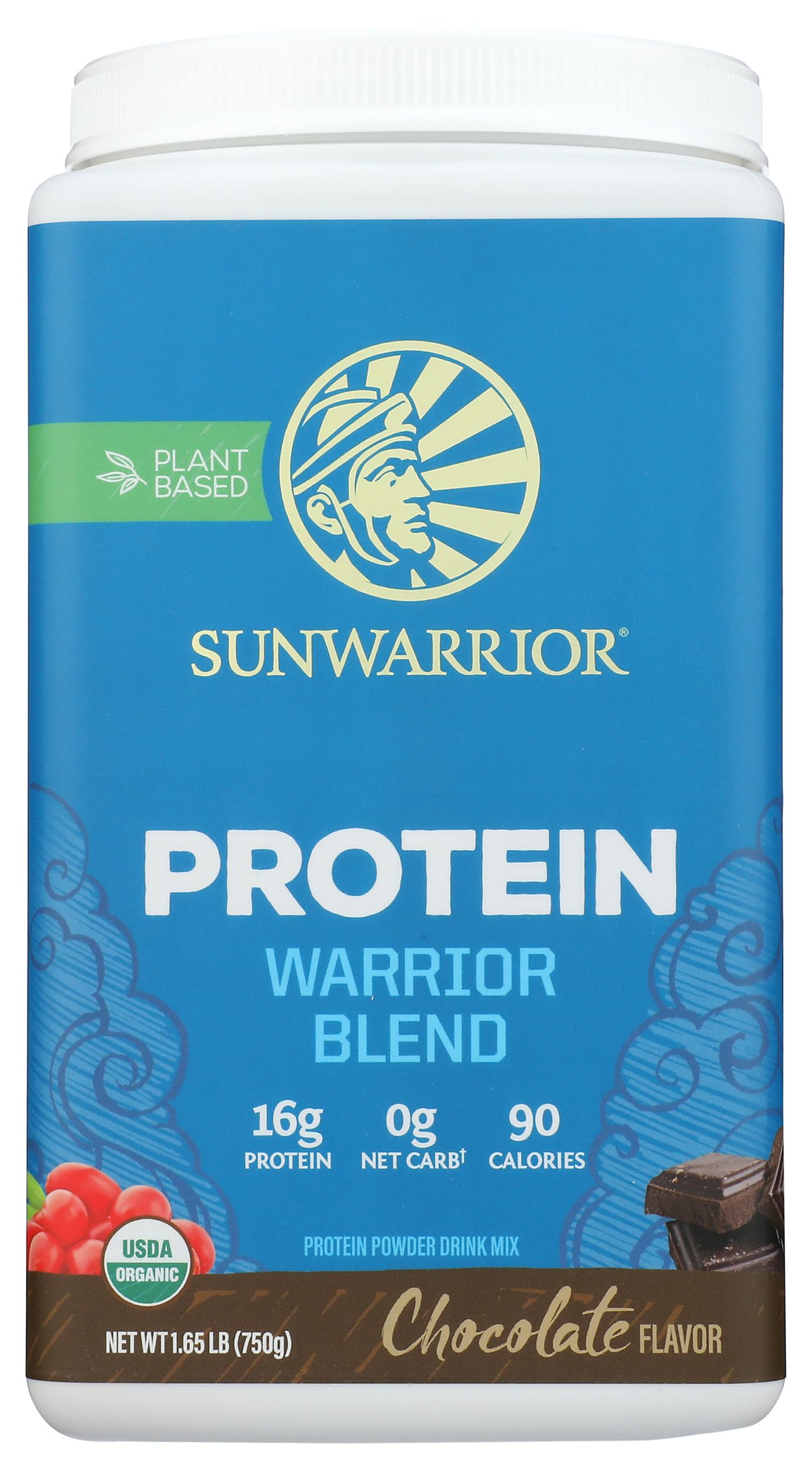 Sunwarrior Hemp Pea mezcla proteica, fuente vegetal para entrenamientos.