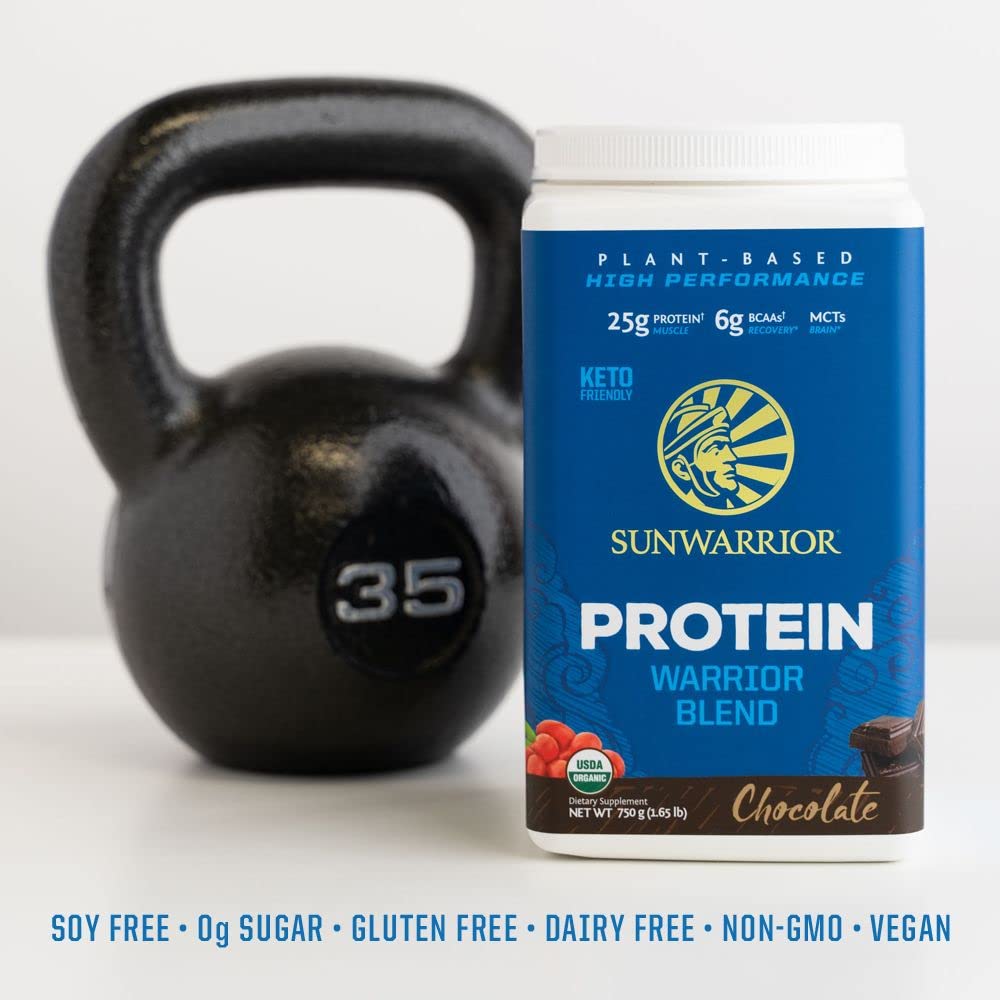 Sunwarrior Proteína vegetal, ingredientes limpios para nutrición consciente