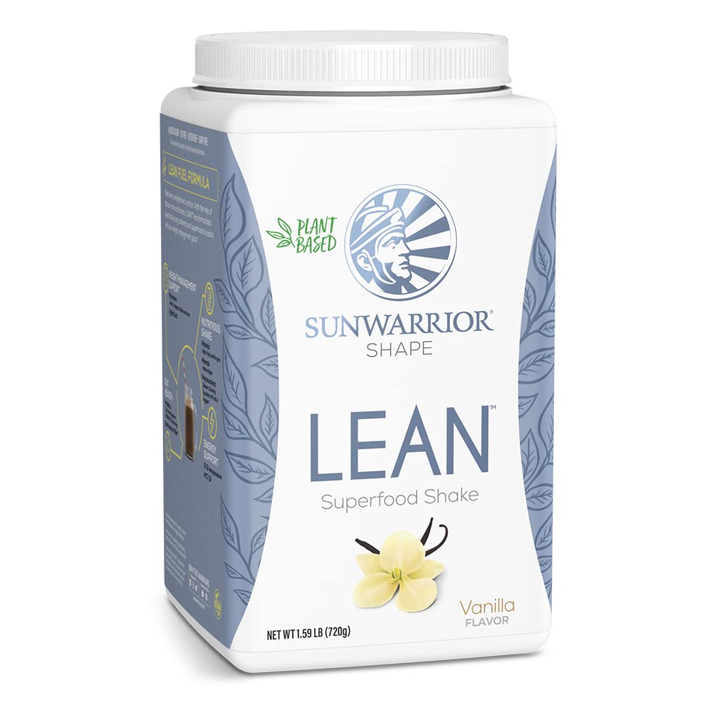 Sunwarrior Lean Superfood Shake envase de vainilla, perfecta opción para empezar el día