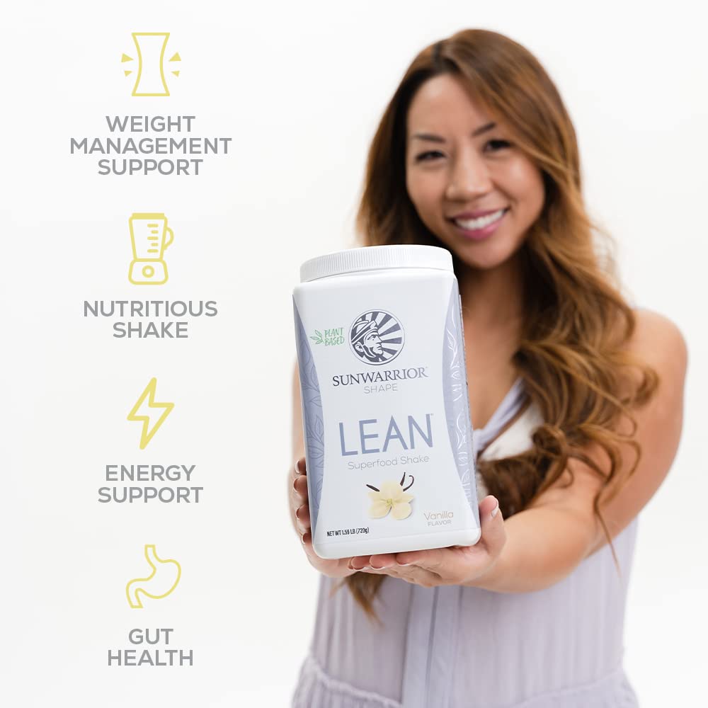 Sunwarrior Lean Superfood Shake uso pre y post entrenamiento, convenientemente preparado