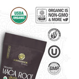 Polvo de maca amarilla Sunwarrior para energía natural sin cafeína
