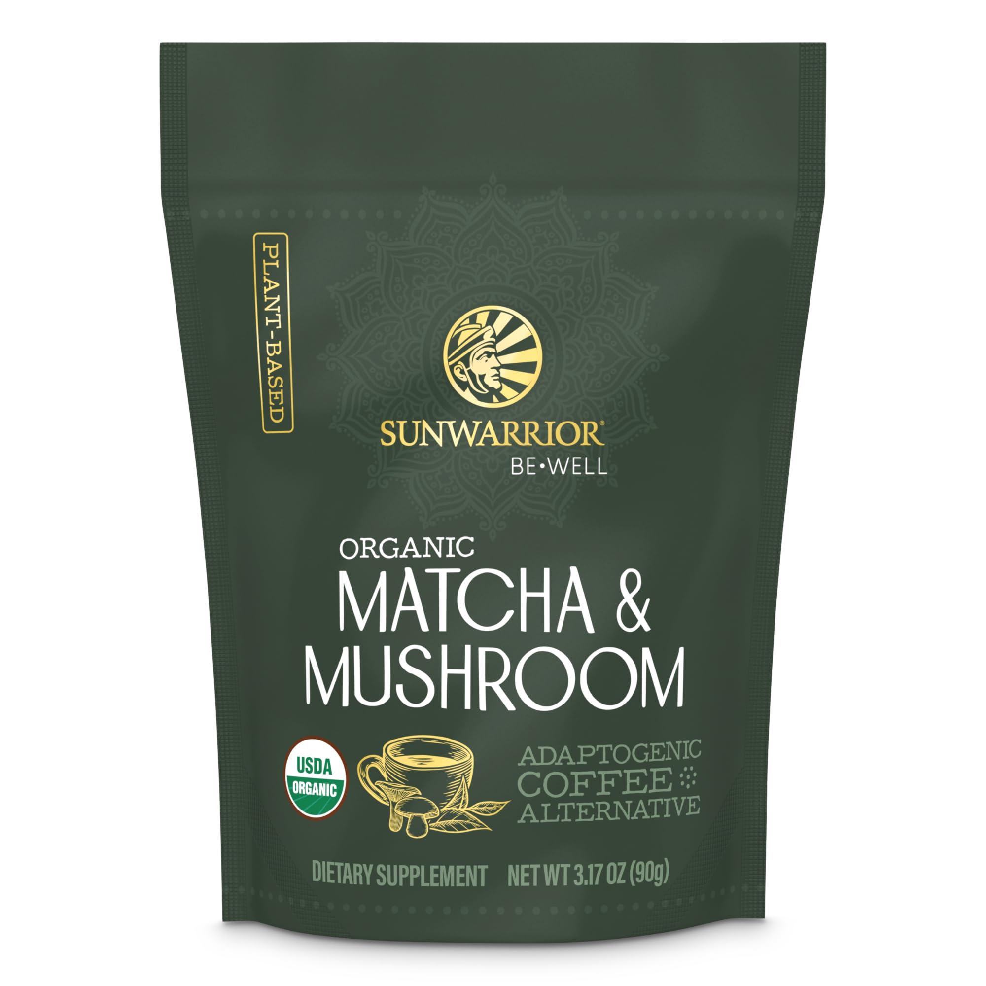 Sunwarrior Matcha con hongos: taza ceremonial para energía sostenida