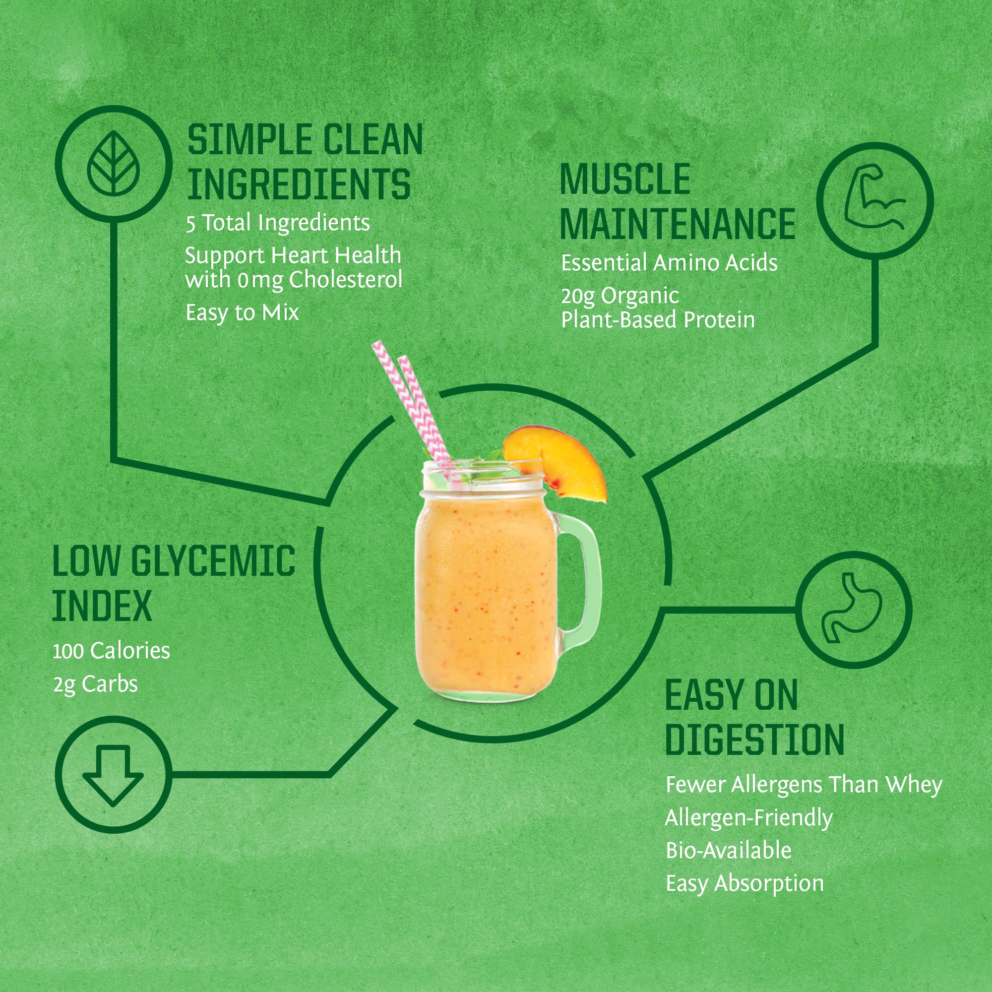 Sunwarrior Organic Classic Vanilla Protein, textura cremosa para mezclas suaves