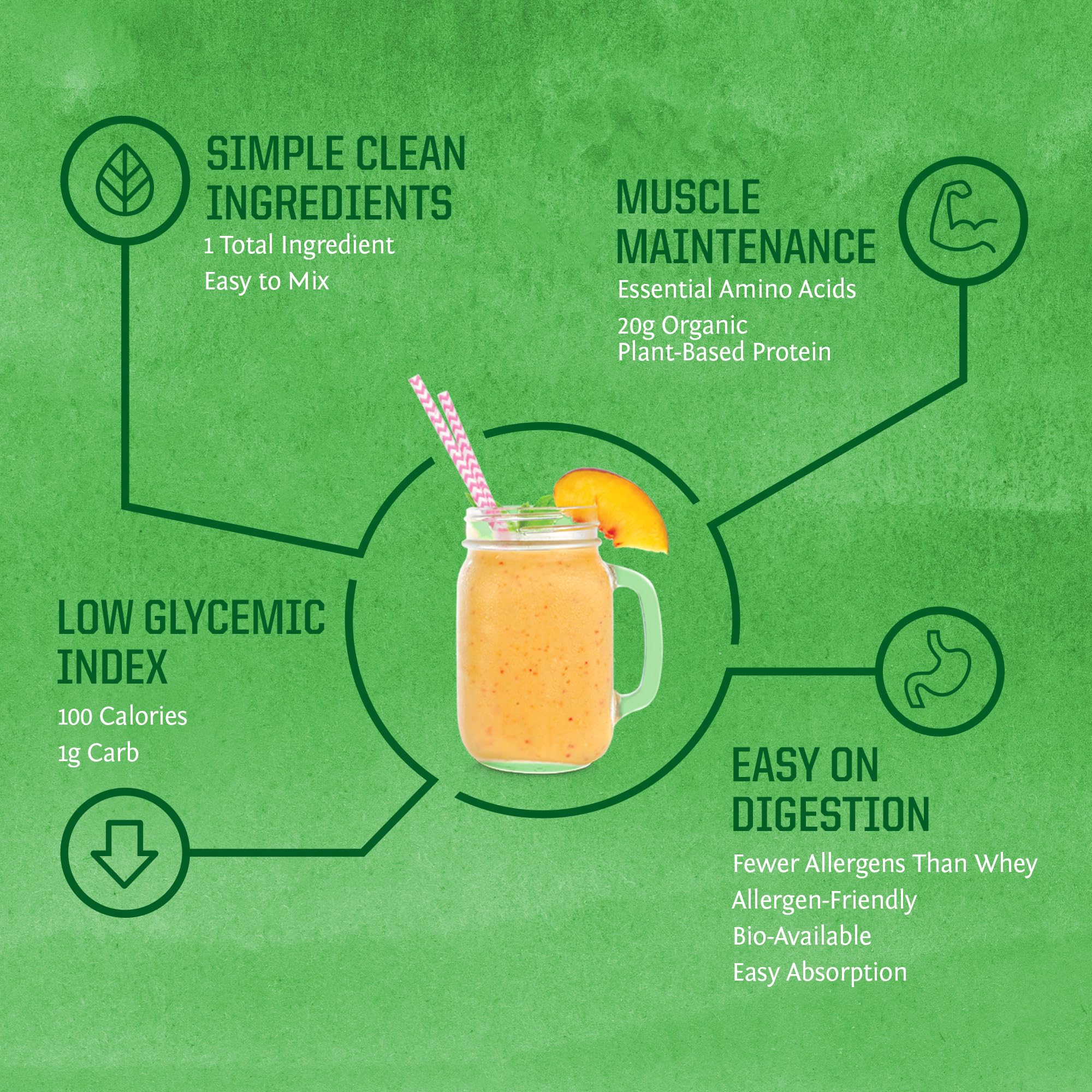 Sunwarrior proteína de arroz con BCAA y aminoácidos lista para batidos.