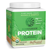 Sunwarrior Proteína de Arroz Integral en bote, ideal para batidos diarios veganos.
