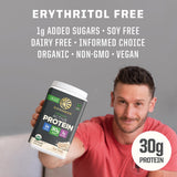 Sunwarrior proteína vegetal masa de torta, mezcla cremosa para batidos diarios