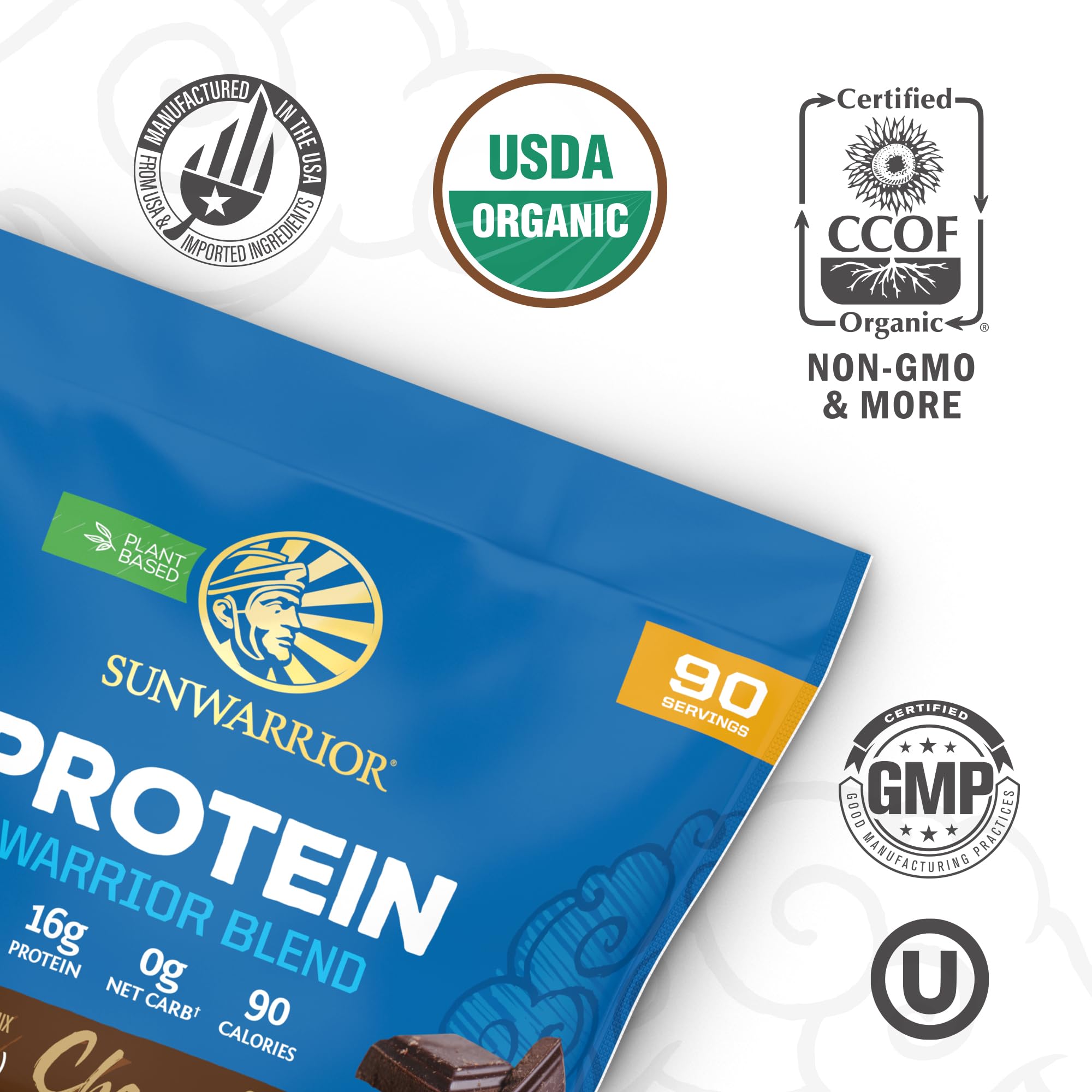 Sunwarrior Proteína Vegetal Chocolate en batido, ayuda a recargar energía tras entrenar.