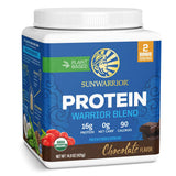 Sunwarrior Proteína vegetal chocolate, batido suave para energía diaria