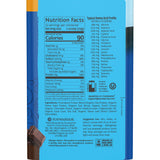 Etiqueta Sunwarrior proteina vegetal org chocolate, promete nutrición limpia para tu día.