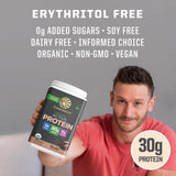 Sunwarrior proteína vegetal chocolate, batido cremoso para energía después del entrenamiento
