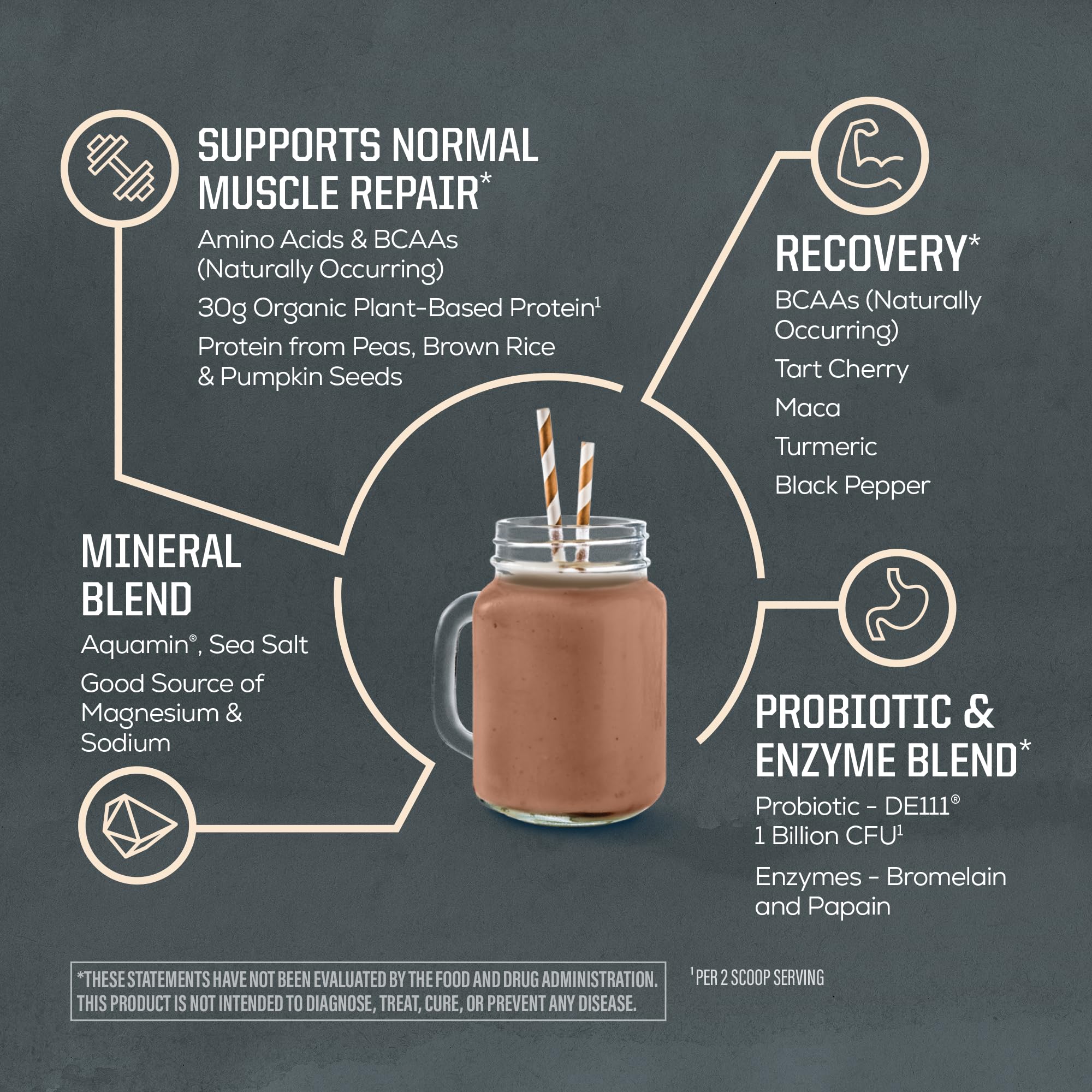 Sunwarrior proteína vegetal chocolate, etiqueta nutricional clara para conocer ingredientes