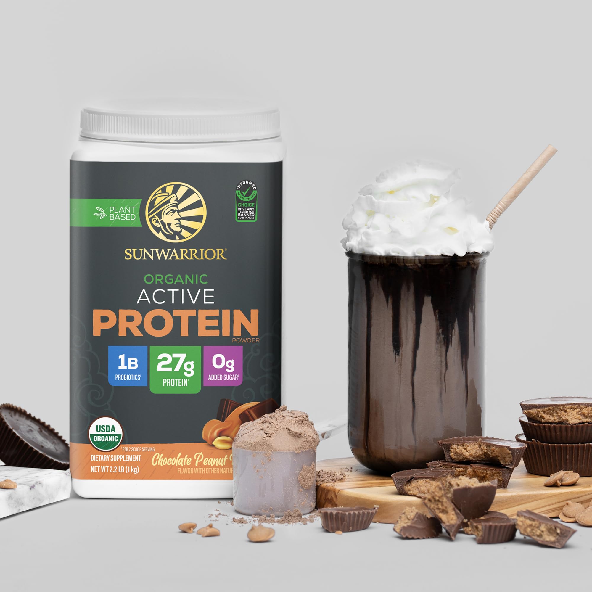 Sunwarrior proteina vegetal, ingrediente digestivo, uso en recetas caseras.