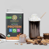 Sunwarrior proteina vegetal, ingrediente digestivo, uso en recetas caseras.