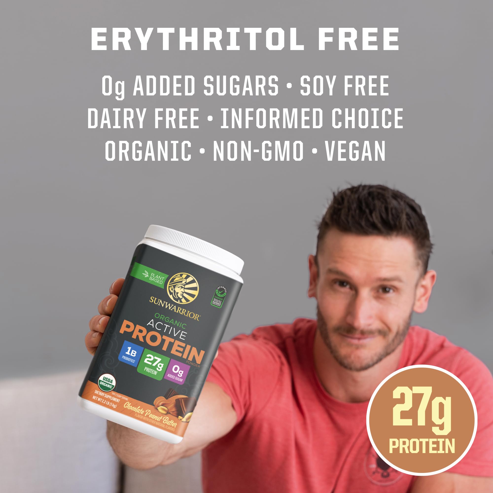Sunwarrior proteina vegetal, paquetes, consumo diario para dieta basada en plantas.