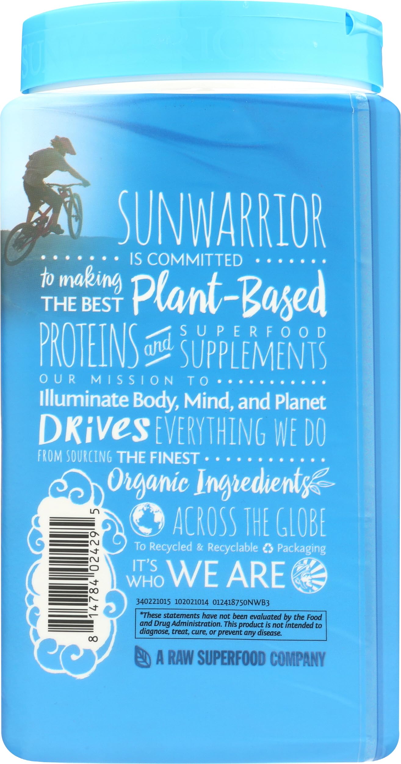 Proteina vegetal organica de Sunwarrior para smoothies diarios