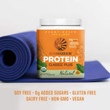 Sunwarrior proteína vegetal sin sabor, envase ecológico que mantiene la frescura