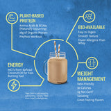 Sunwarrior Proteína vegetal sin gluten ni lactosa, opción diaria para dietas.