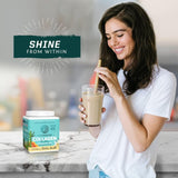 Sunwarrior Vegan Collagen Protein Powder vainilla, porciones prácticas para batidos post-entrenamiento