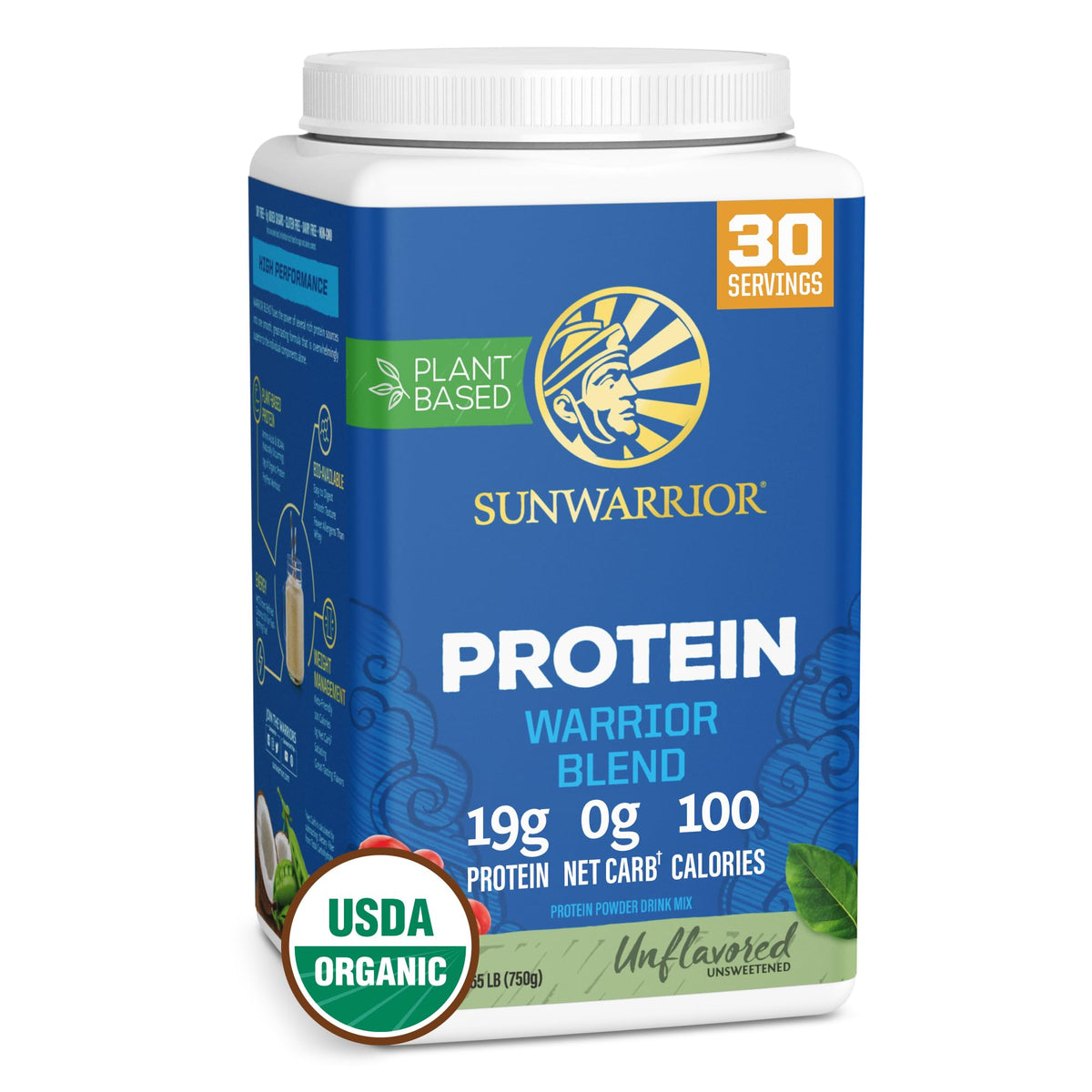 Sunwarrior Warrior Blend en bote-750g para batidos diarios