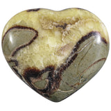 SUNYIK corazon-septarium-dragon-piedra-palma para meditación y decoración de escritorio