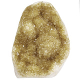 SUNYIK laja citrino irregular frontal, pieza decorativa ideal para mesa o estantería.