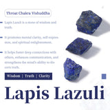 SUNYIK lapislázuli, piedra redonda y lisa para rituales y meditación.