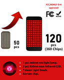 Suokeay banda terapia luz roja 660nm alivio suave para músculos tensos.