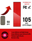 Suokeay: panel LED 850nm 660nm para cobertura amplia y calentamiento suave