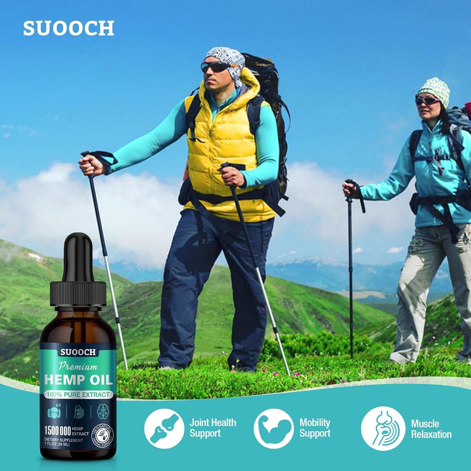 SUOOCH aceite de cáñamo: cuidado de la piel y bienestar