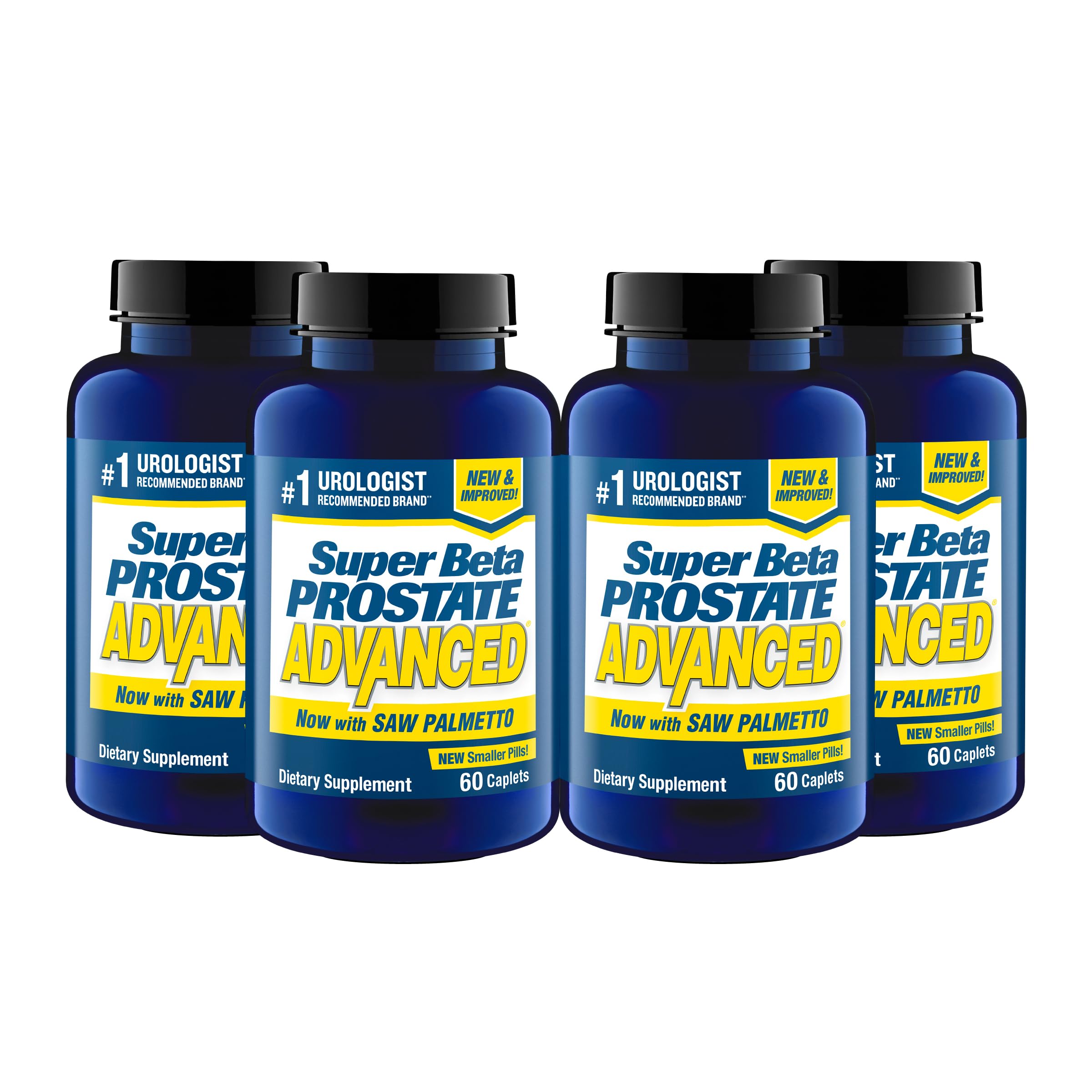 Super Beta Prostate Advanced, botella frontal, ideal para uso diario y soporte prostático.