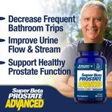 SUPER BETA PROSTATE Advanced packaging shows 3 month supply for consistent use