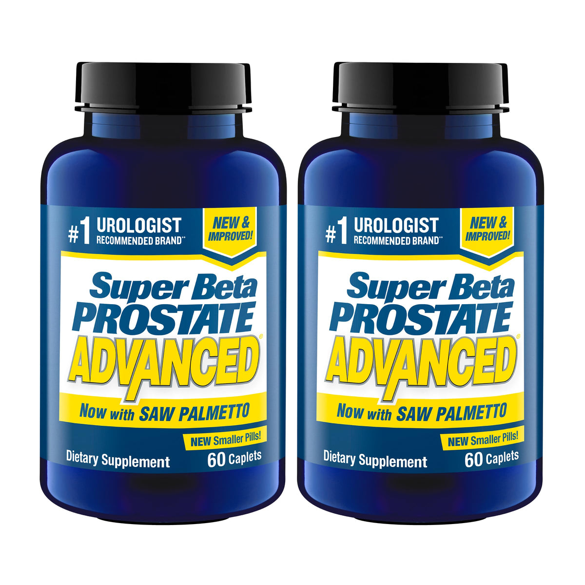 SUPER BETA PROSTATE: botella vertida, apoyo al confort urinario diario.